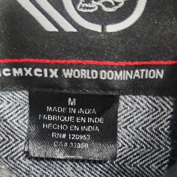 Metal Mulisha Black and White Plaid Shirt - Picture 14 of 14